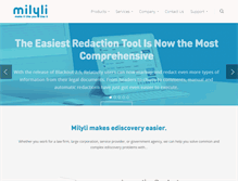 Tablet Screenshot of milyli.com